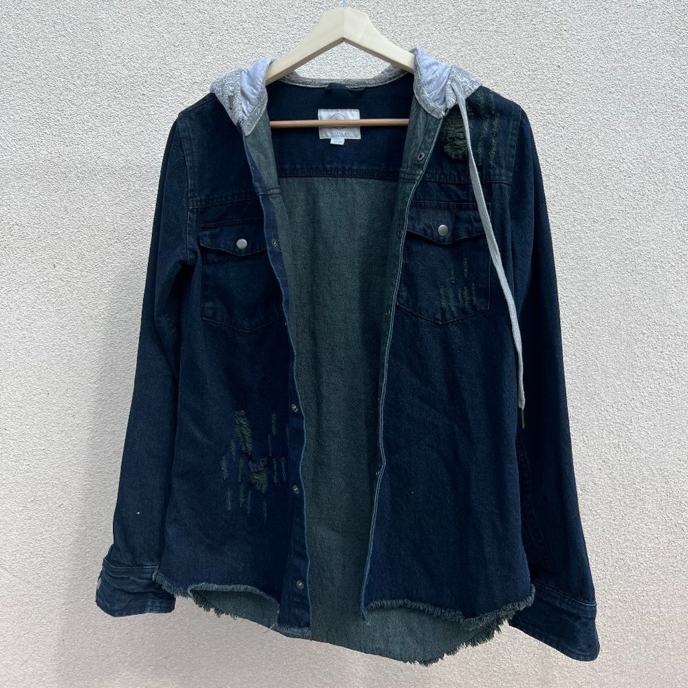 Distressed Denim Jacket